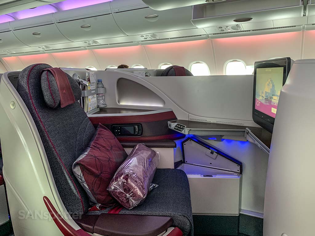 Qatar Airways a380 business class