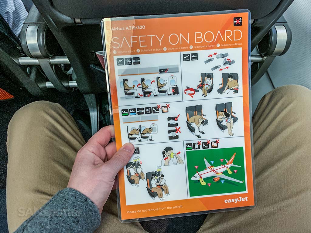 Easyjet car hotsell seat on board