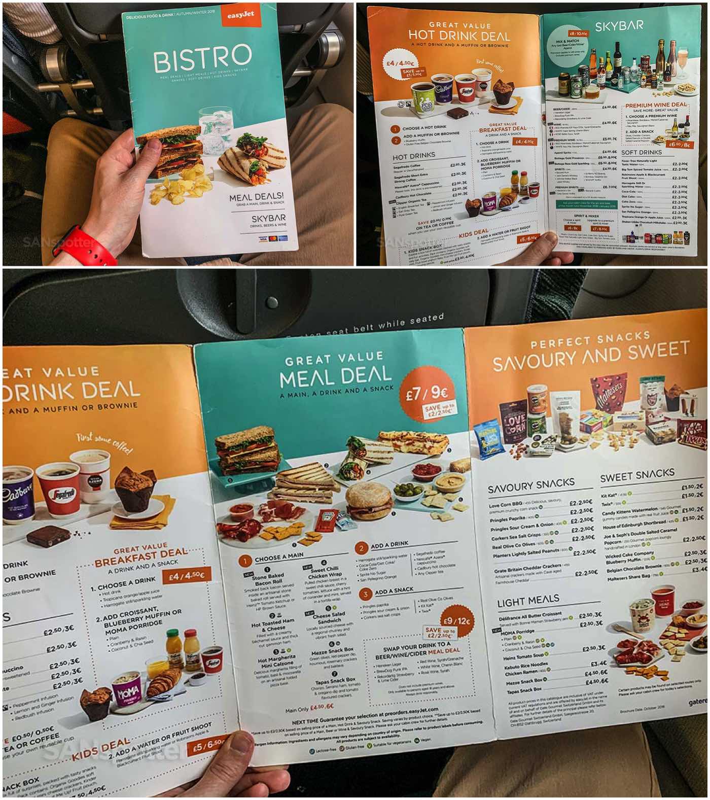 easyJet food