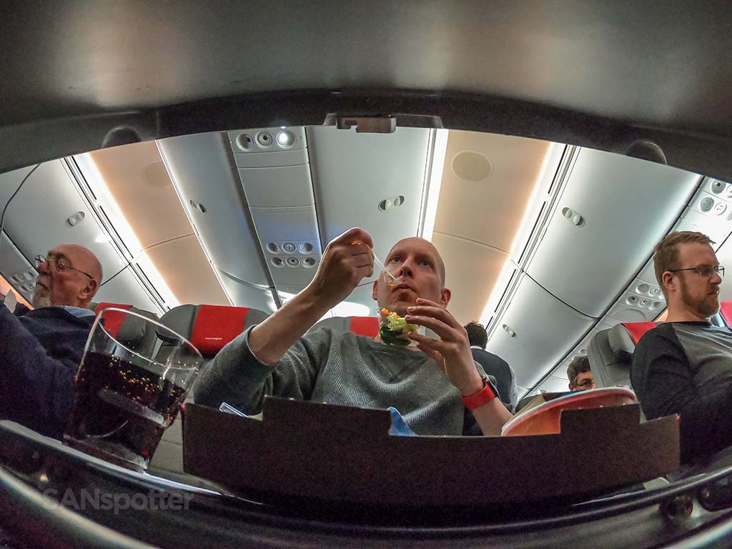 SANspotter selfie 787 interior