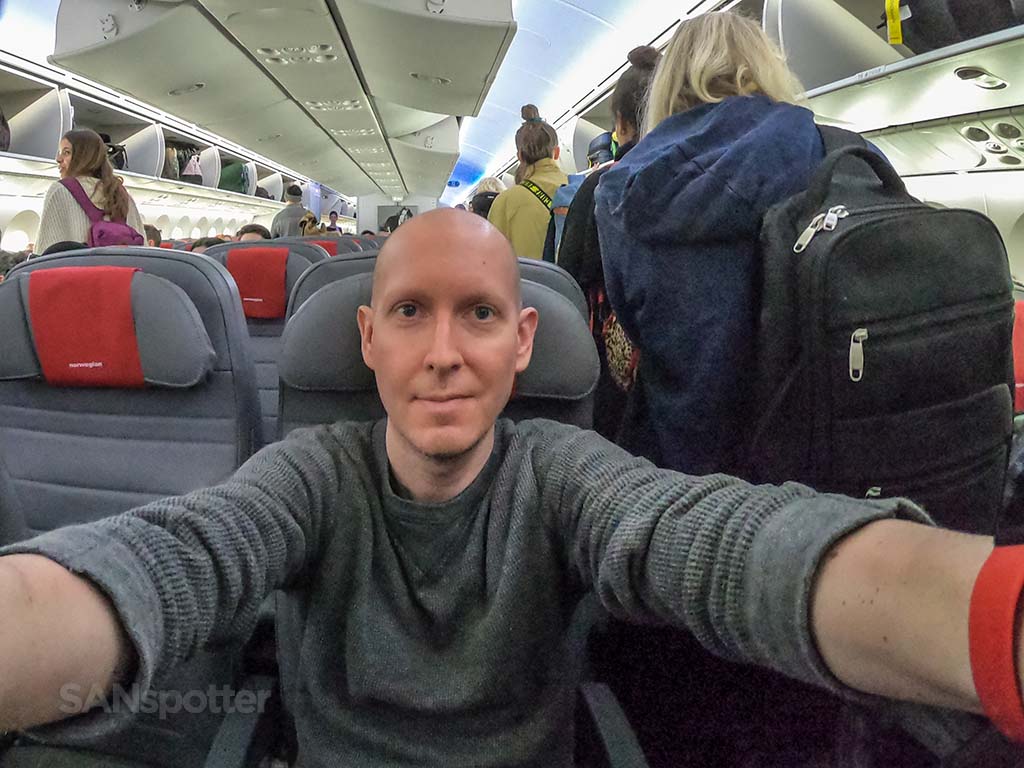 SANspotter Norwegian Air selfie