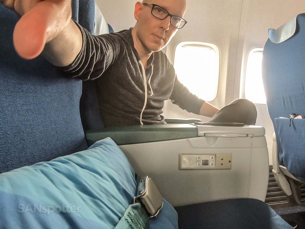SANspotter selfie Xiamen Airlines review