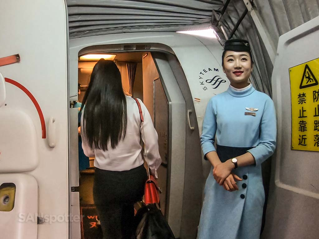 Xiamen Airlines flight attendants