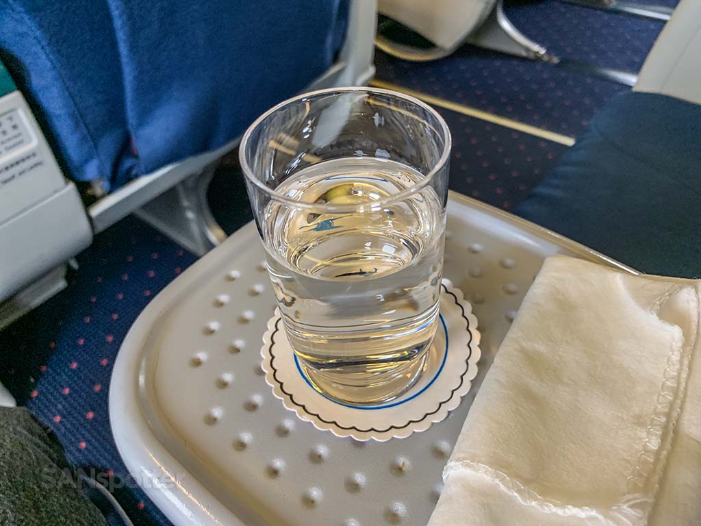 Pre departure drinks Xiamen Airlines