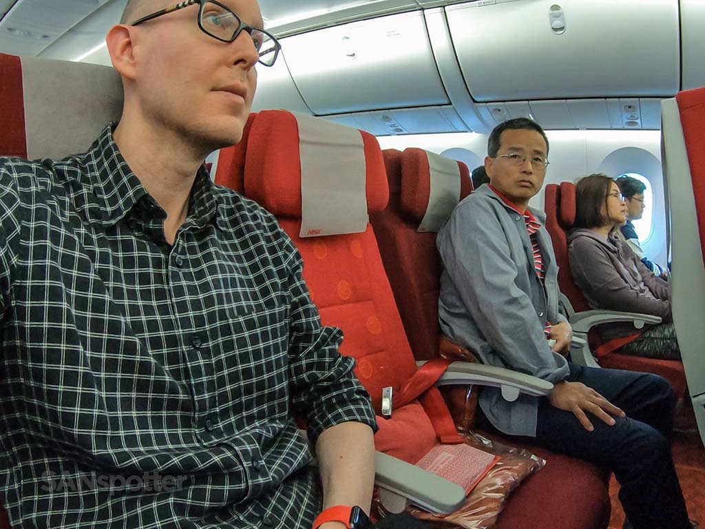 SANspotter selfie Hainan Airlines