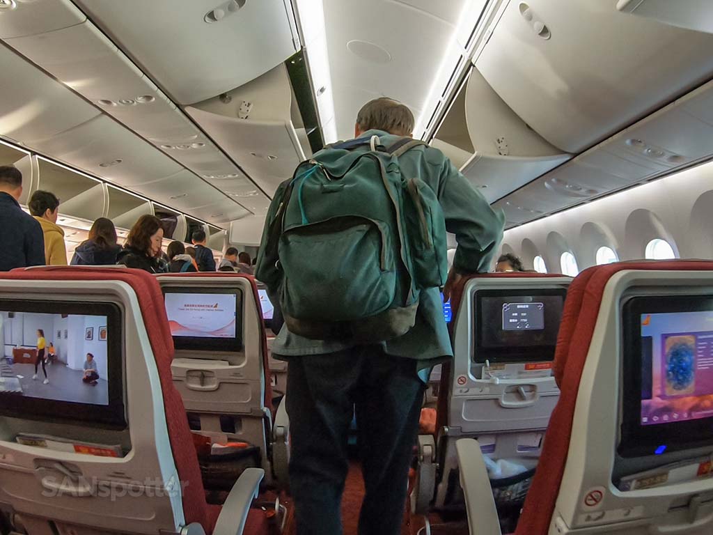 Hainan economy seat backs
