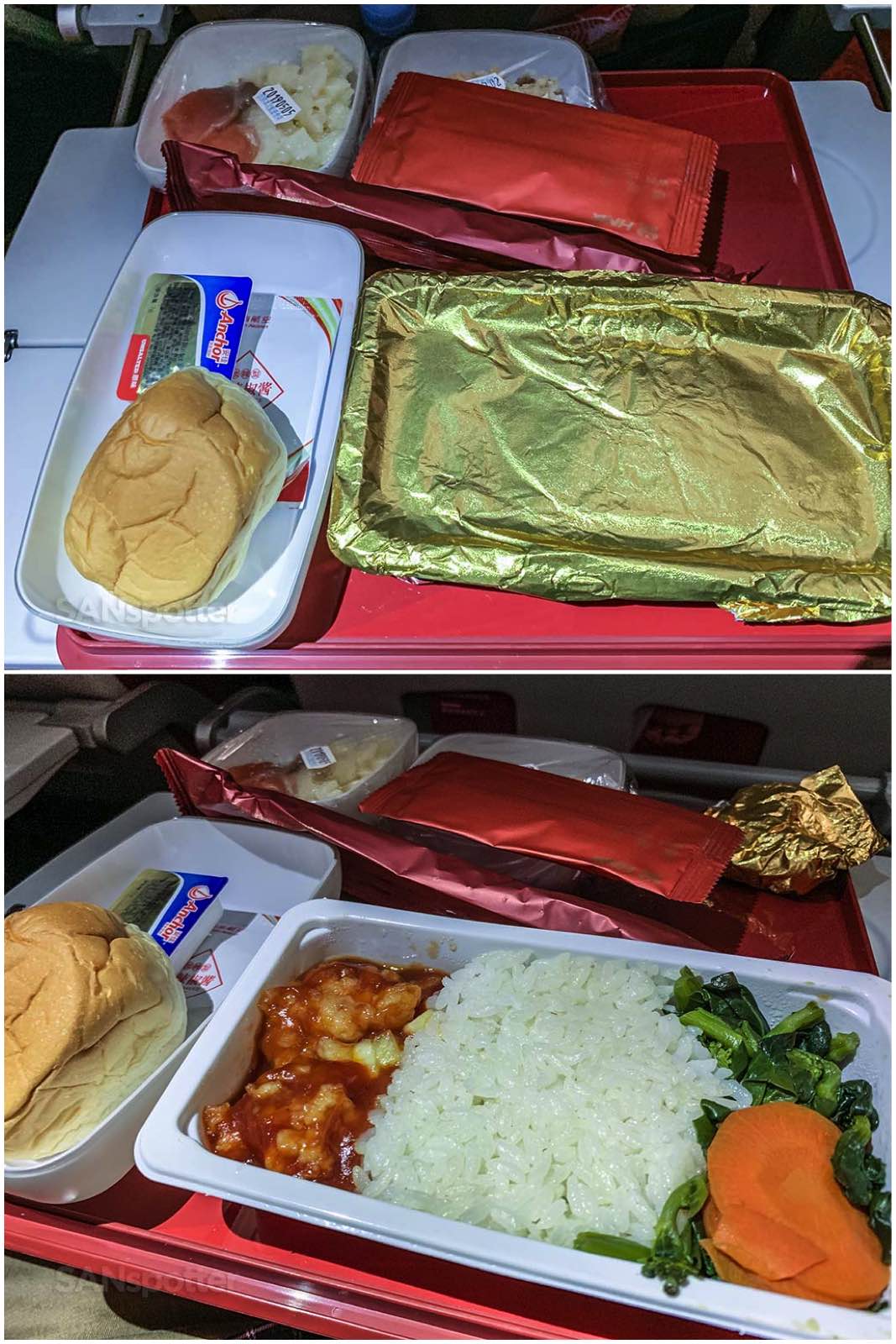Hainan economy class meal