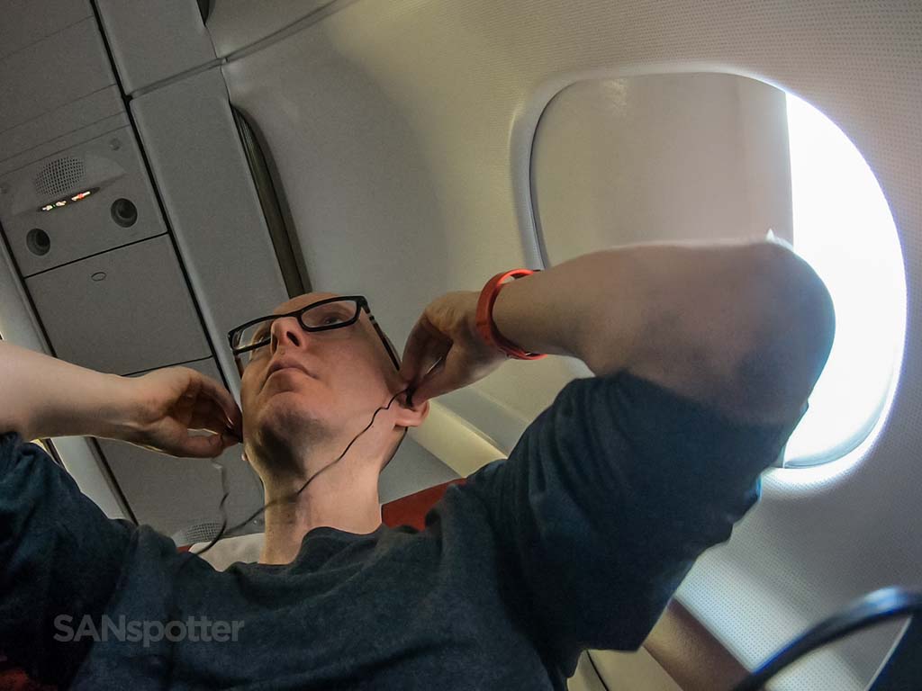SANspotter selfie flying Sichuan Airlines