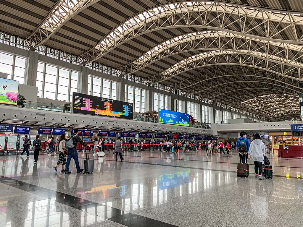 Chengdu airport domestic departures