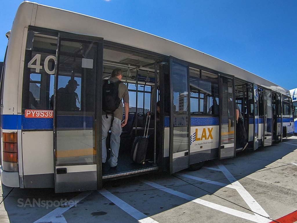 LAX remote gate bus