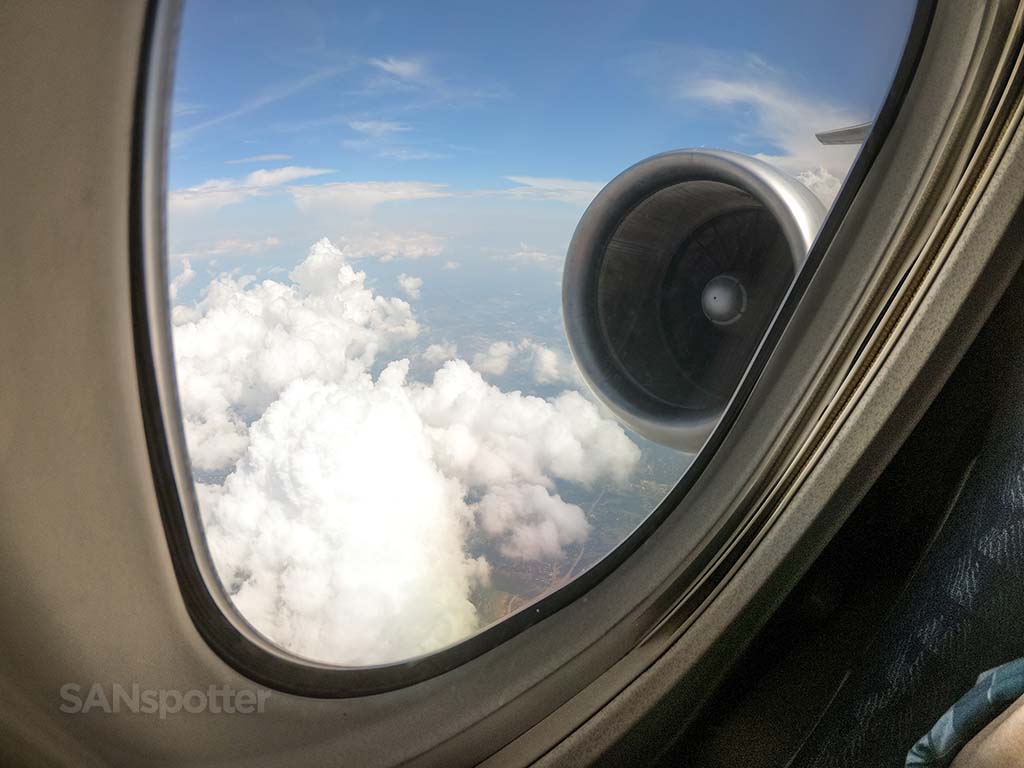 View from seat 28F md-83