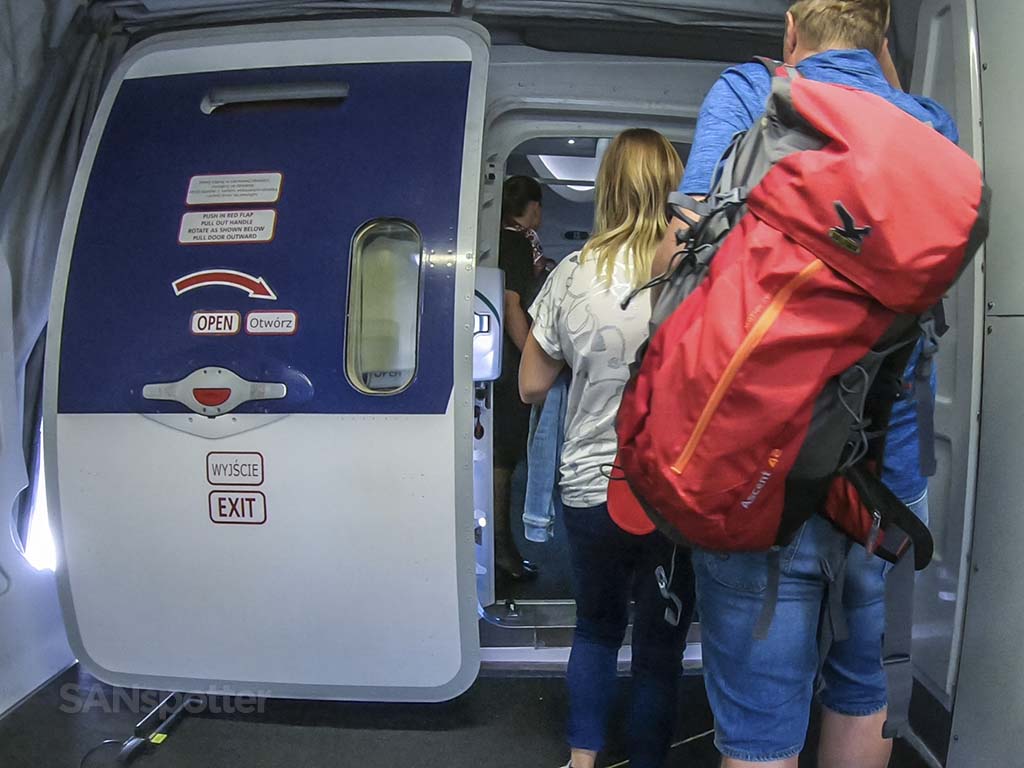 LOT 787-8 boarding door
