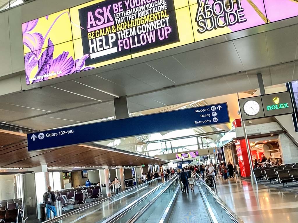 Walking through LAX