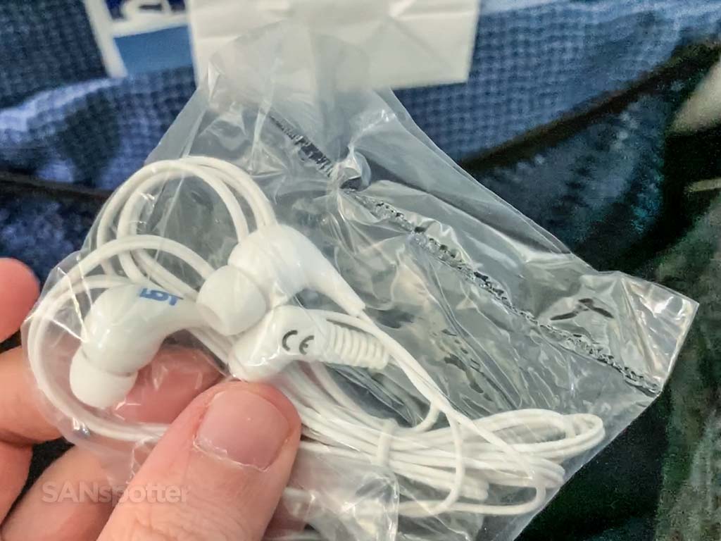 LOT airlines headphones