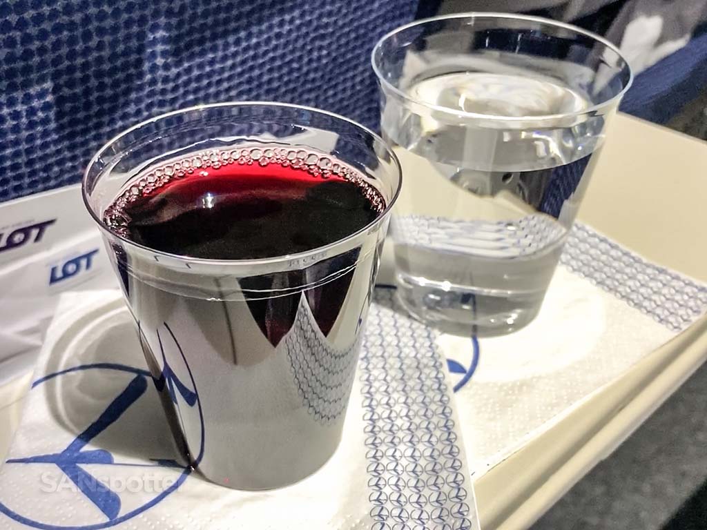 Lot polish airlines free alcohol