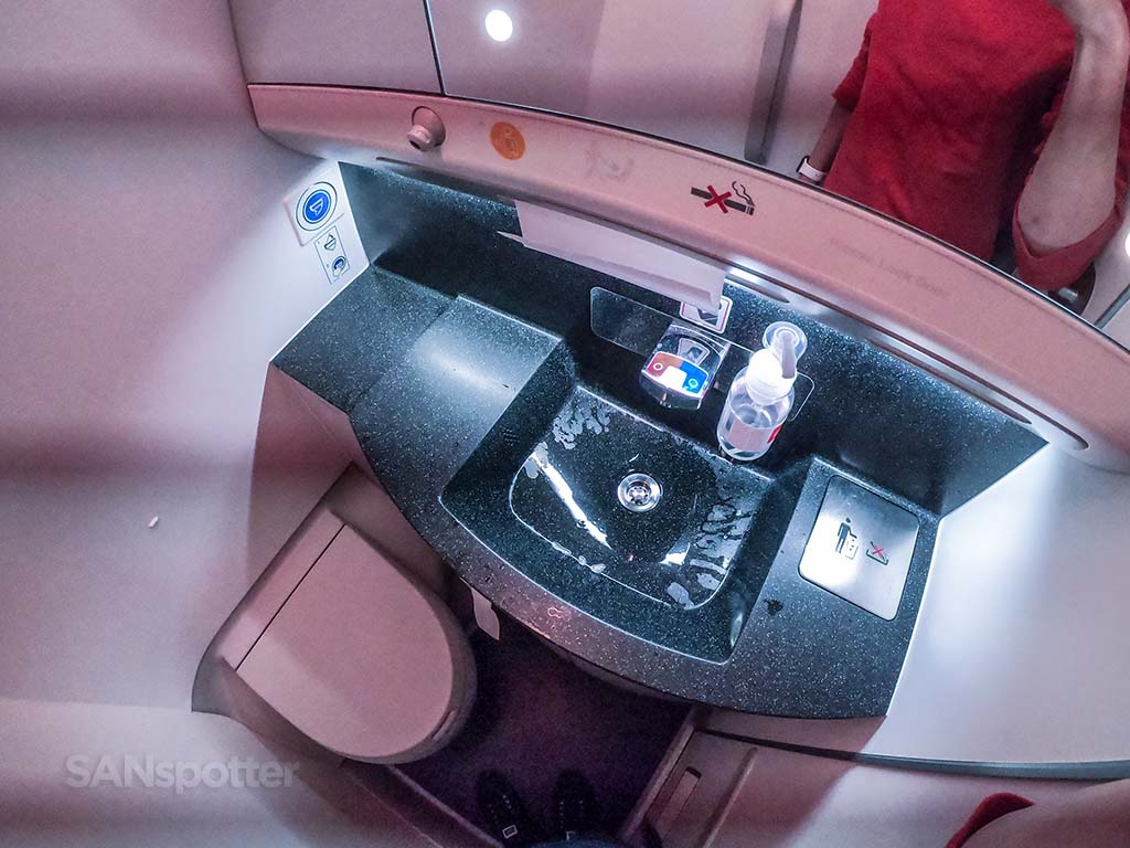 Virgin Atlantic a350 economy lavatory 