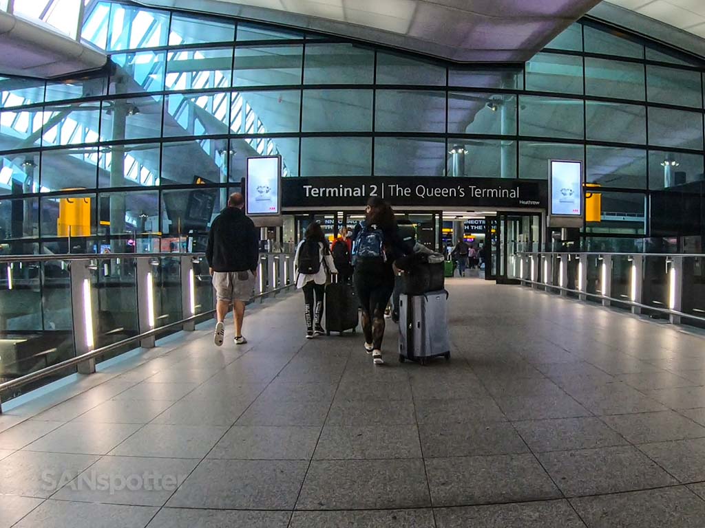 Terminal 2 LHR entrance