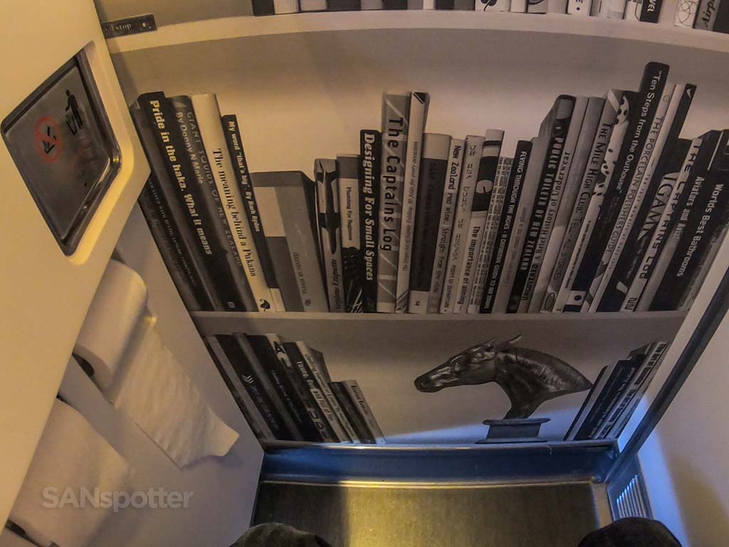 Air New Zealand lavatory Art