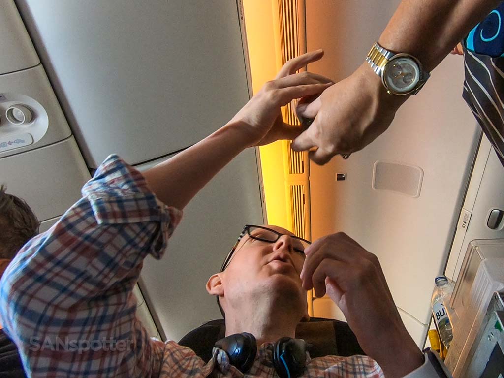 Sanspotter selfie air New Zealand