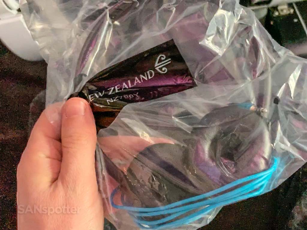 Air New Zealand headphones