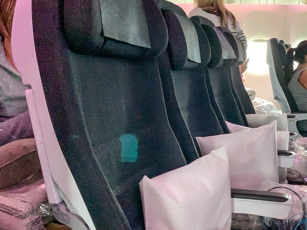 Air New Zealand economy class seats