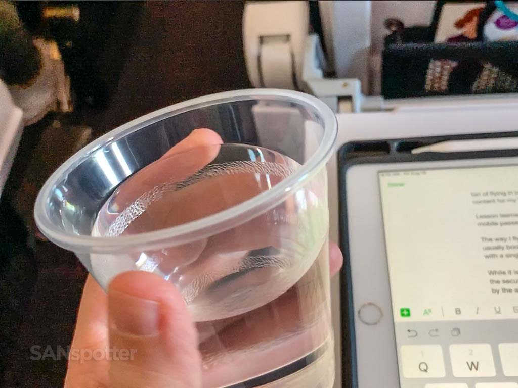 Air New Zealand drinks