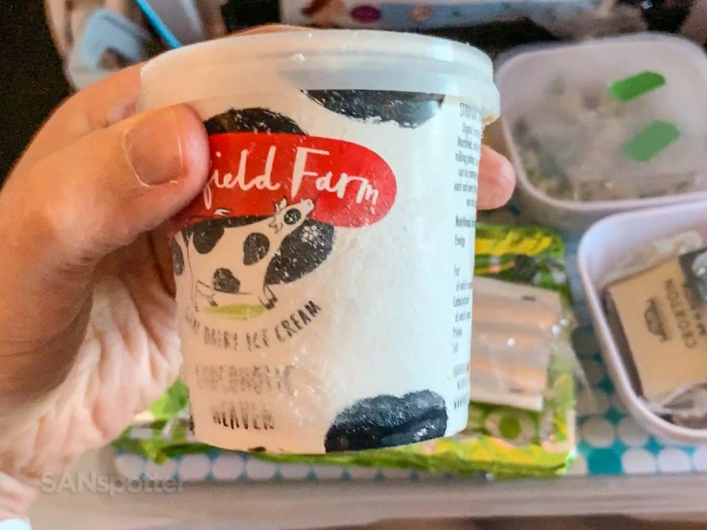Air New Zealand dessert