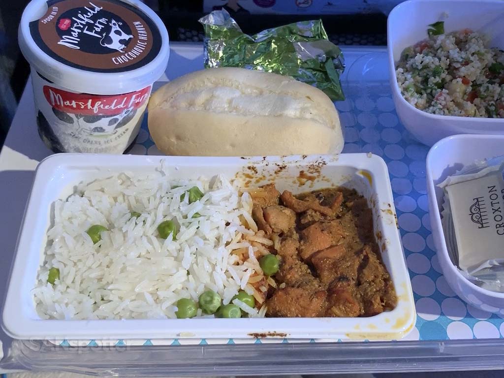 Air New Zealand economy food
