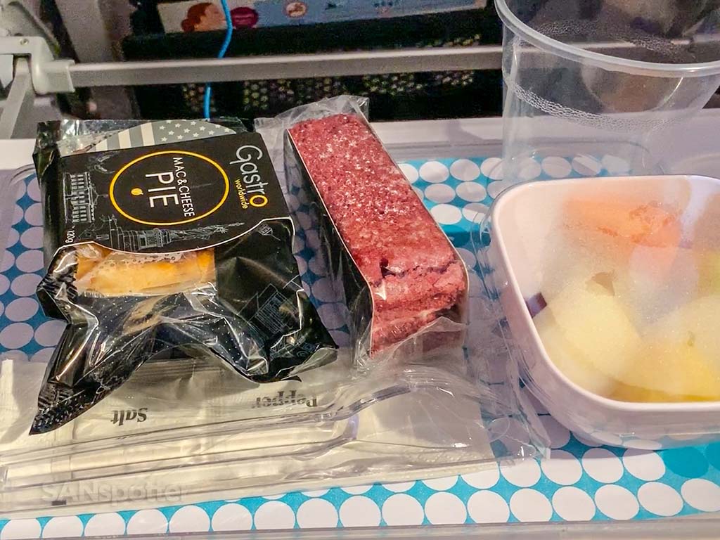 Air New Zealand food pic