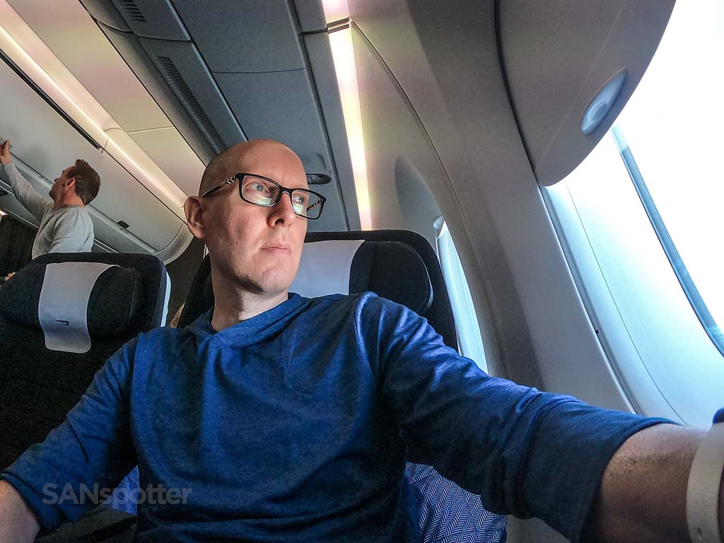 Sanspotter selfie British Airways