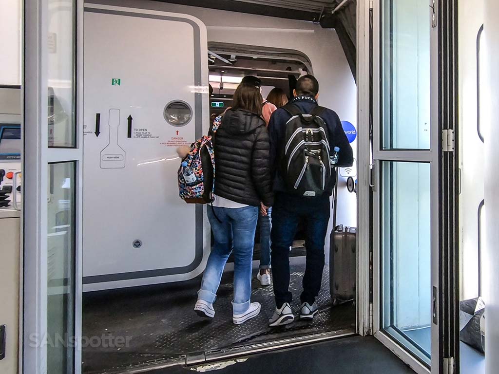 British Airways a350 boarding door