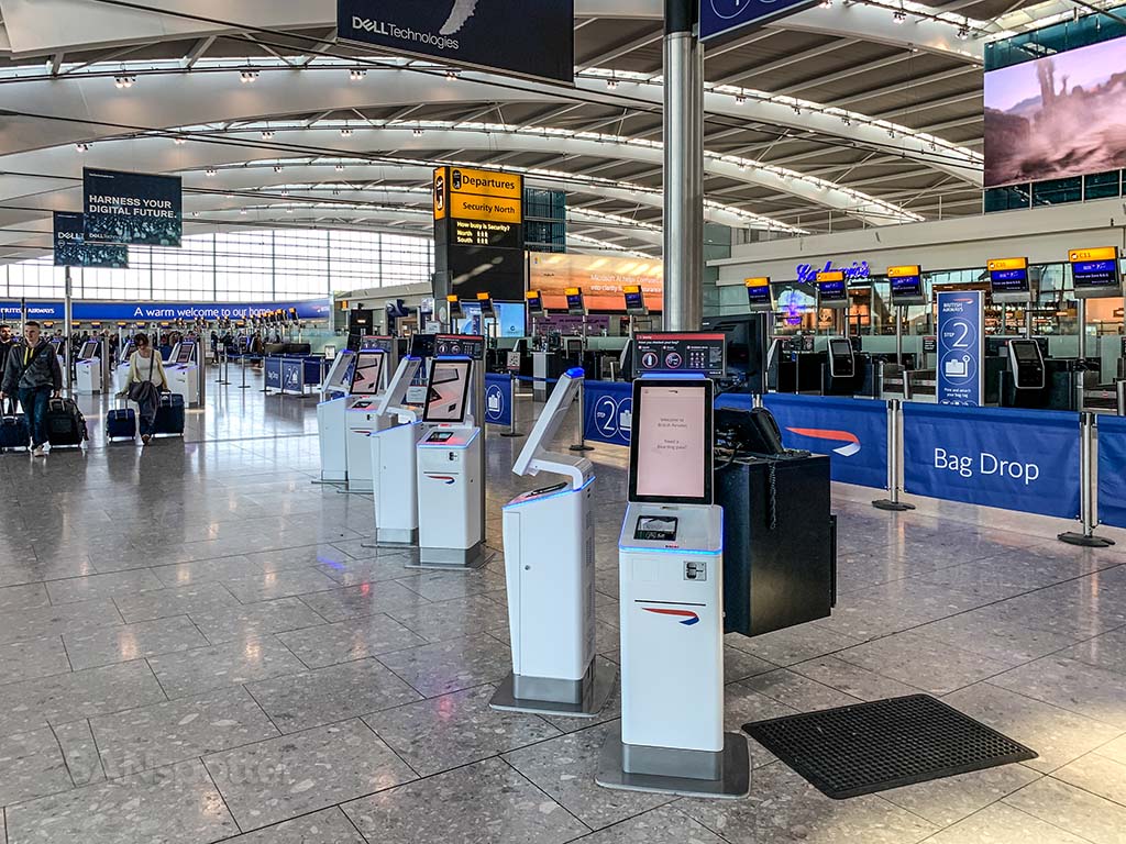 LHR Terminal 5 British Airways check in
