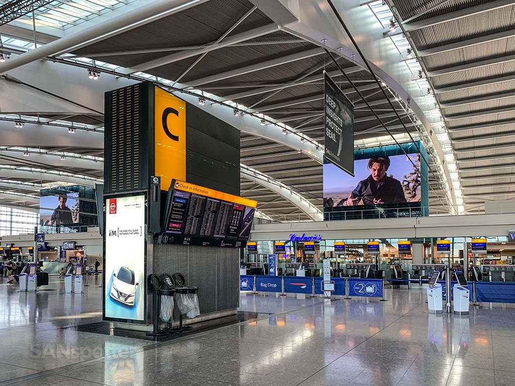 LHR T5 check in