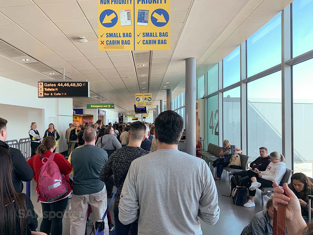 Ryanair boarding process