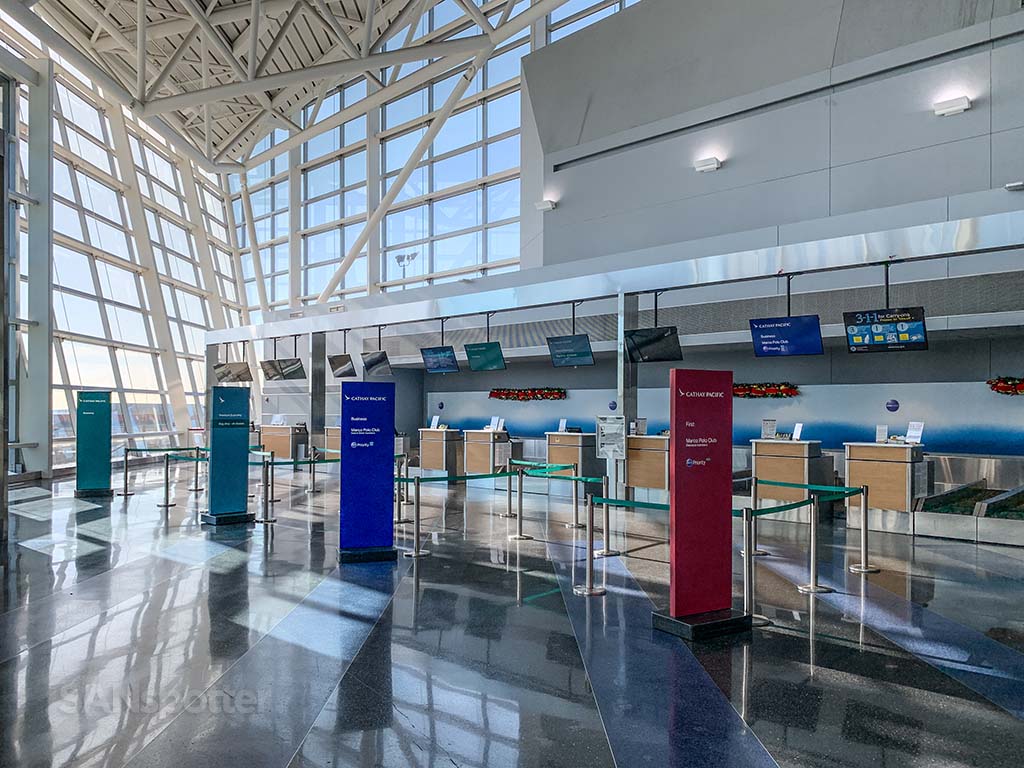 Cathay Pacific ticket counter JFK