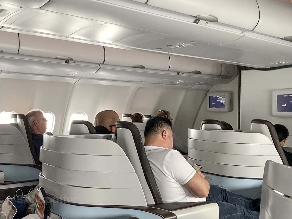 Hawaiian Airlines first class cabin