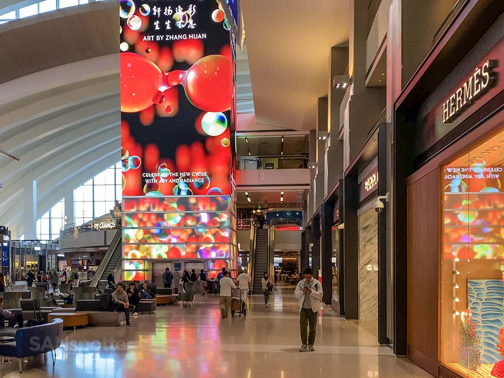 LAX international terminal interior