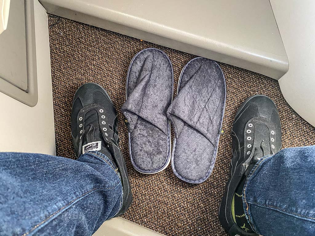 China Eastern Business Class slippers