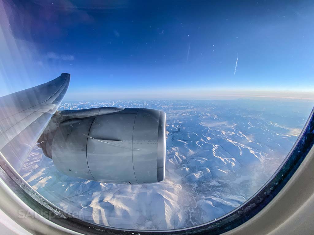 Flying over Siberia