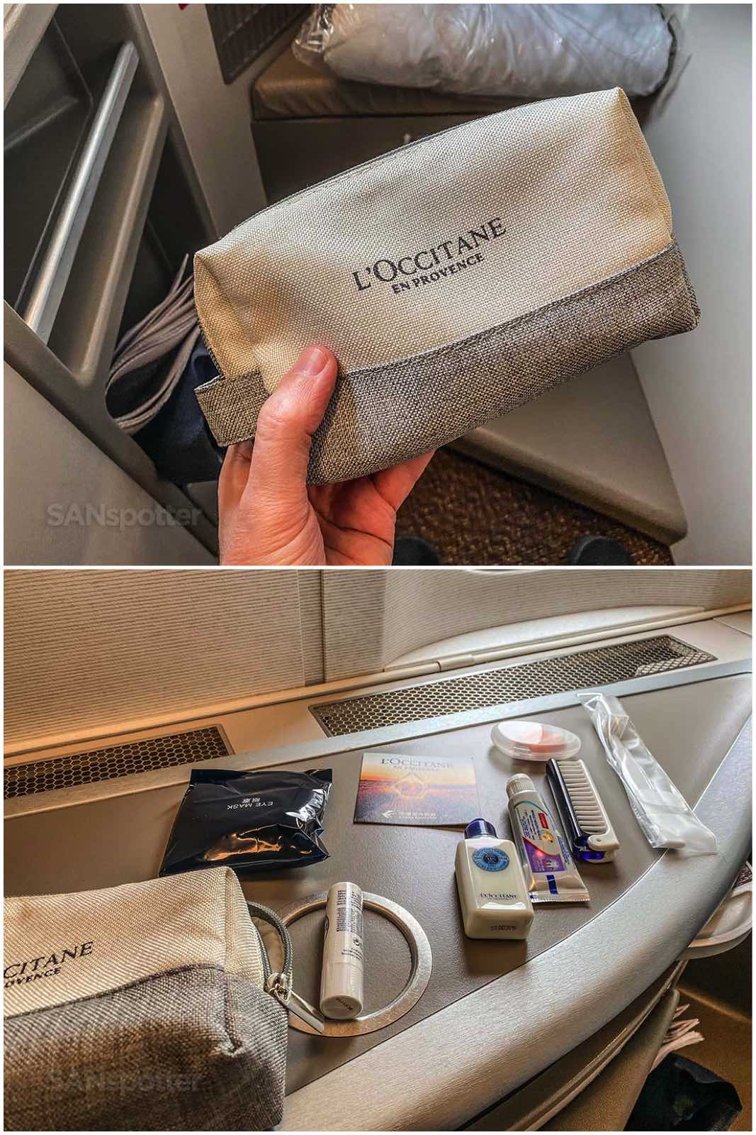 China Eastern business class amenity kit