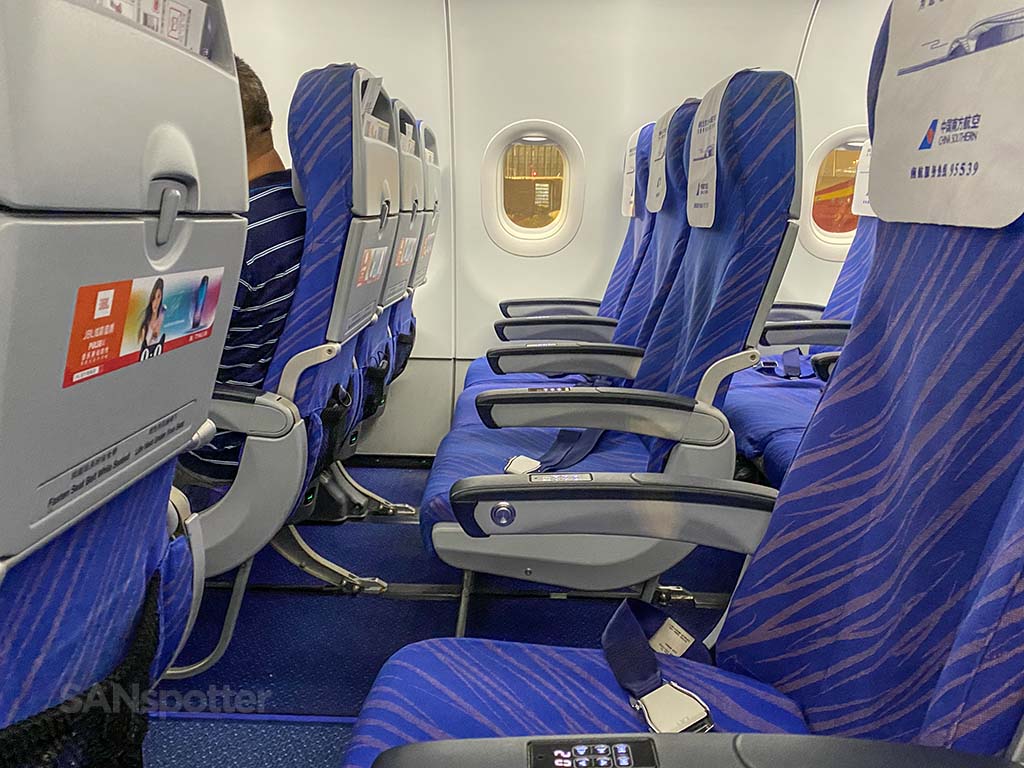 China Southern Airlines A321 economy seats