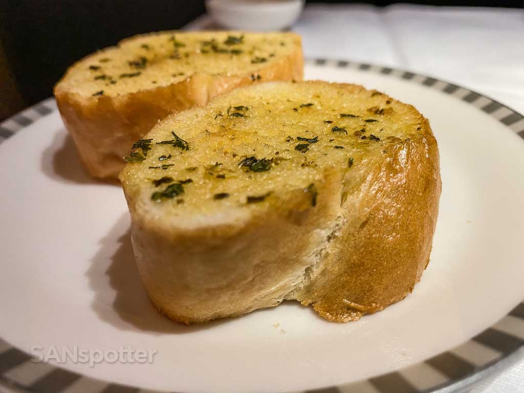Singapore Airlines Business Class bread