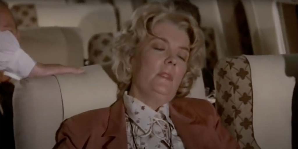 Airplane Ronald Reagan film quote
