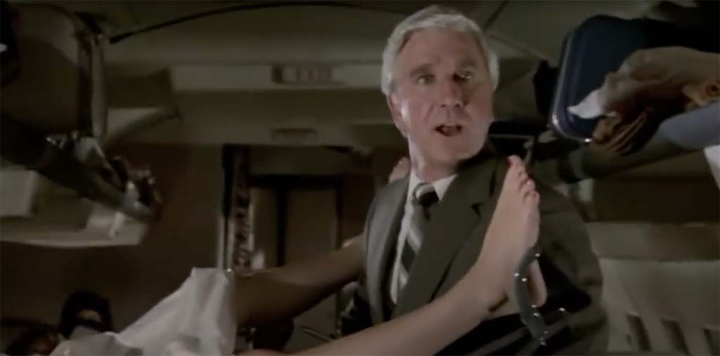 Airplane what the hell is going on up there movie quote