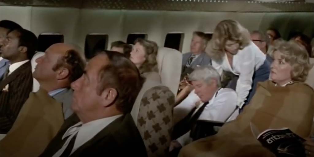 Airplane there is no reason to become alarmed movie quote
