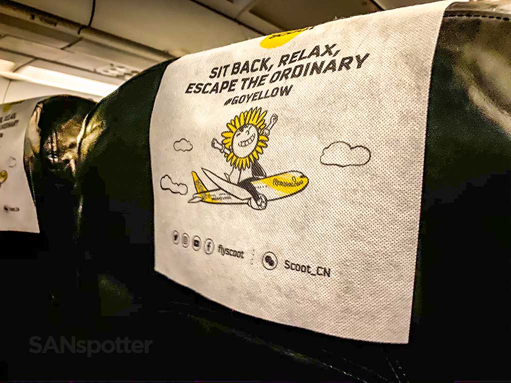 Scoot headrest cover
