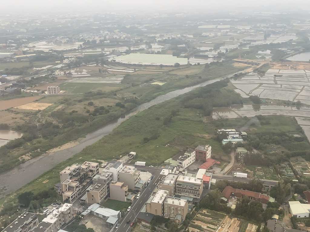 AirAsia X flight arrival into Taipei