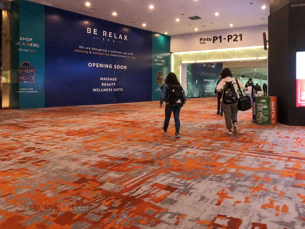 Kuala Lumpur airport terminal interior