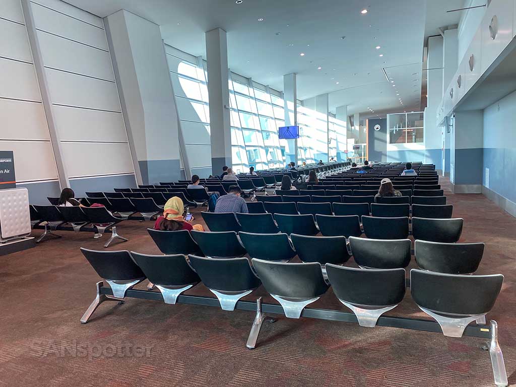 theater style seating KUL airport