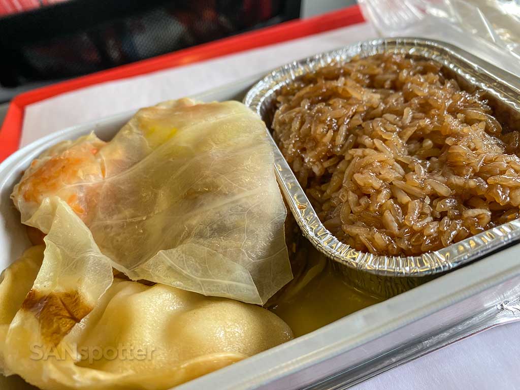 AirAsia X glutinous rice